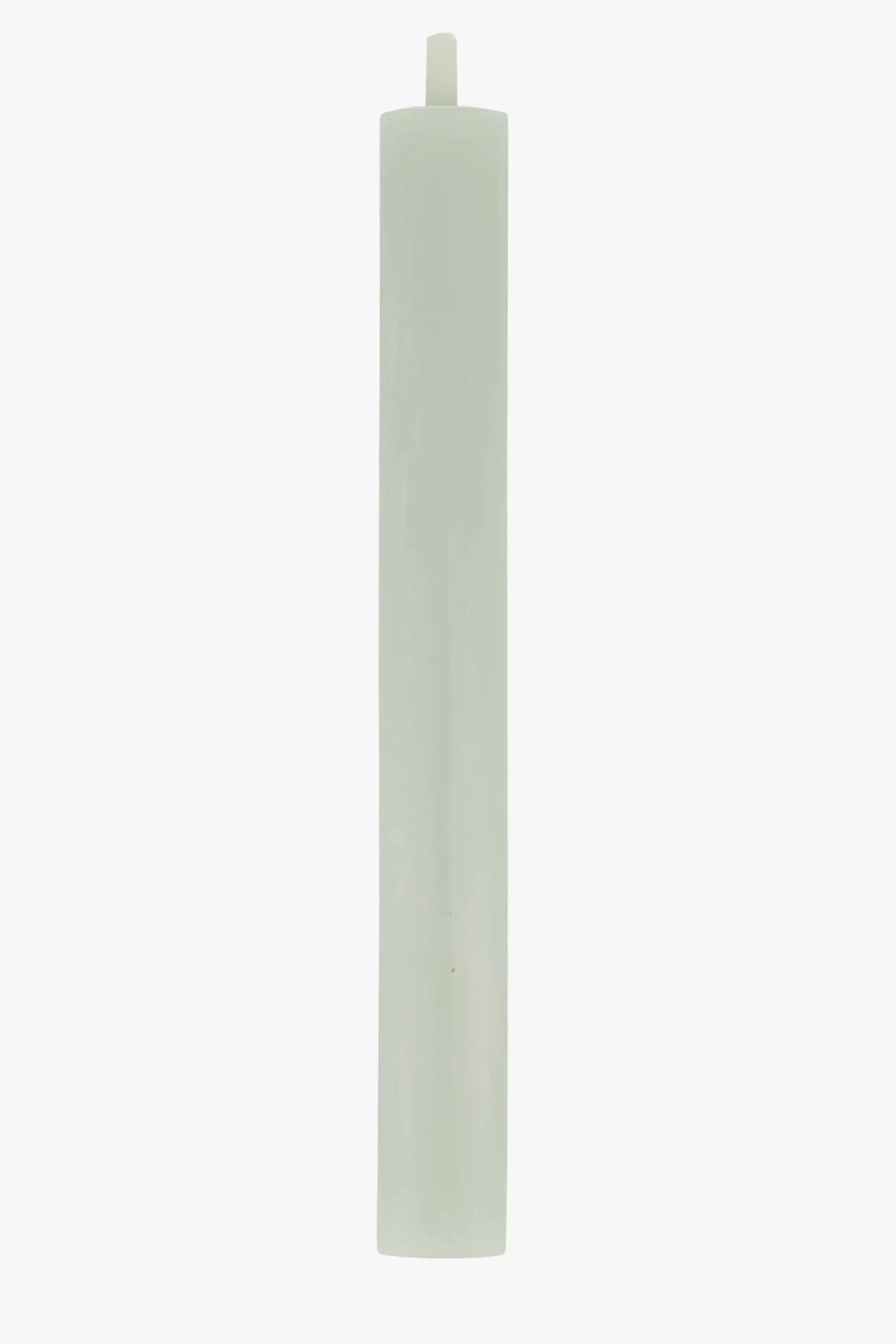 zusss 4 rustieke kaarsjes 20 cm saliegroen