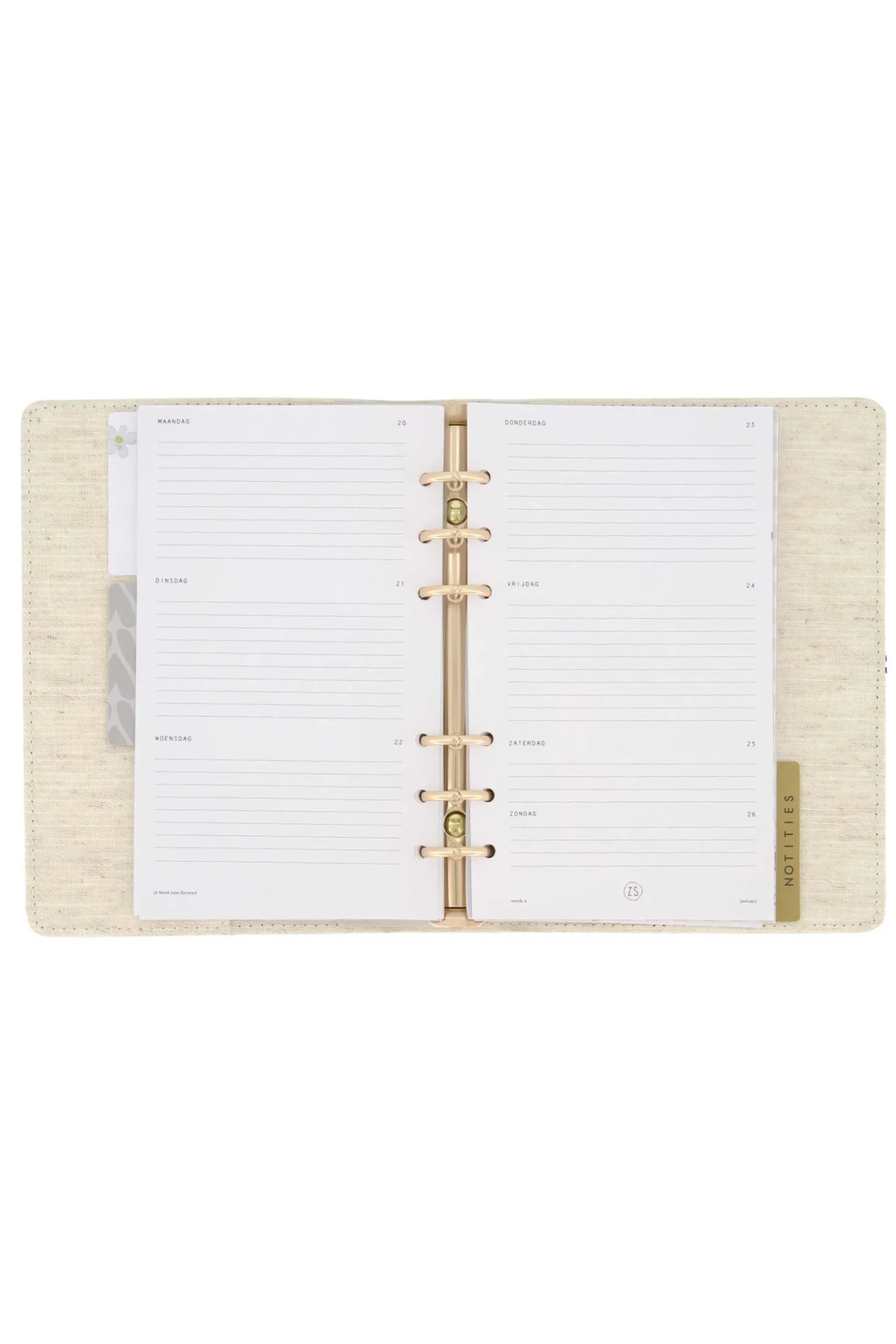 zusss agenda vandaag is jouw dag linnen