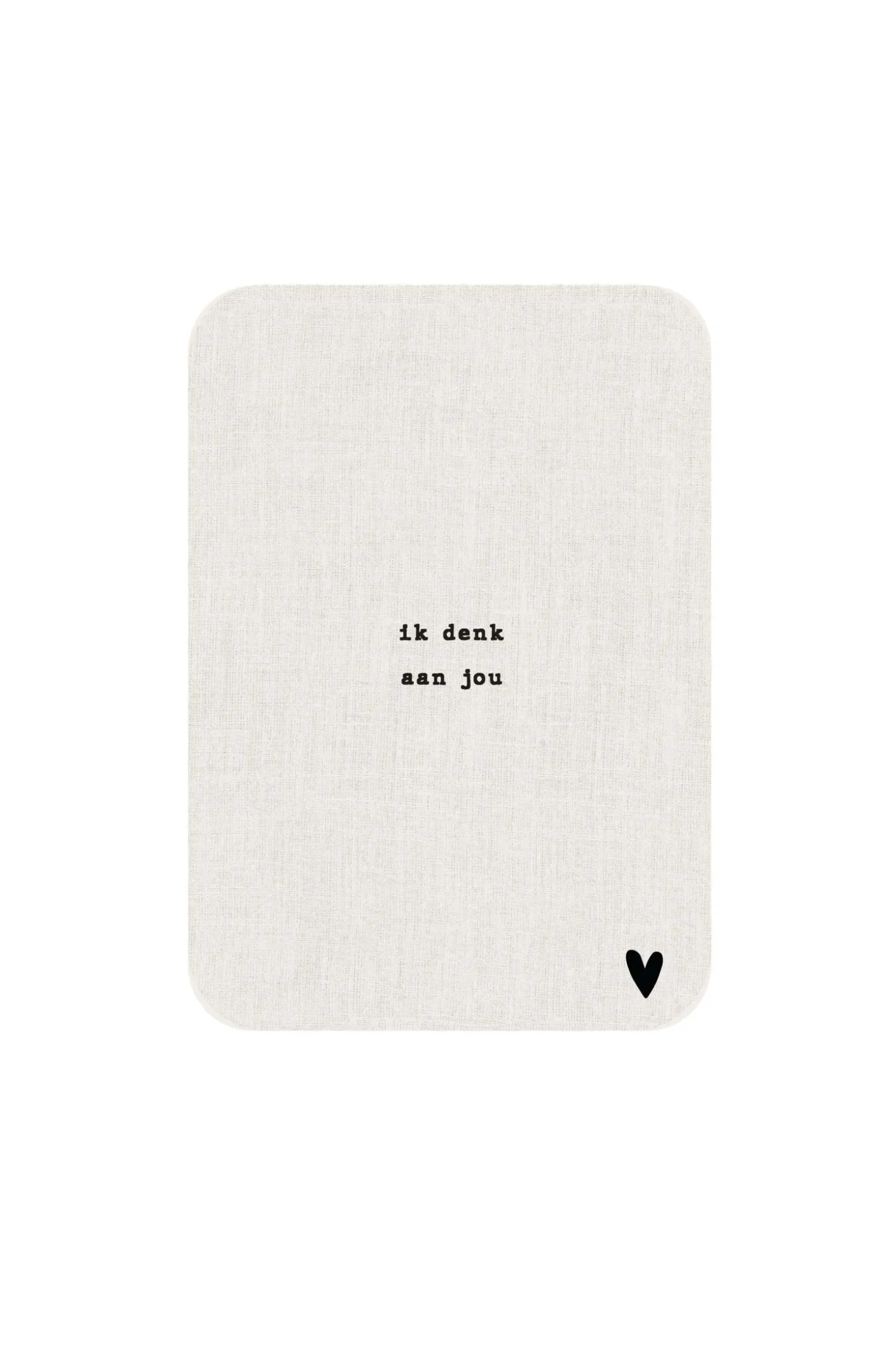 zusss ansichtkaart ronde hoeken denk aan jou linnen
