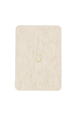 zusss ansichtkaart smiley linnen