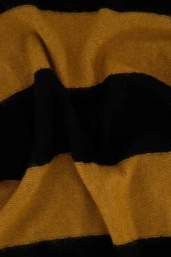 zusss batwin trui met streep camel/zwart