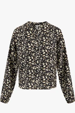 zusss blouse blaadjes print