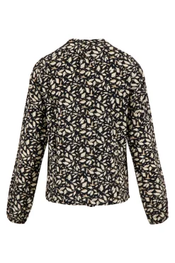 zusss blouse blaadjes print