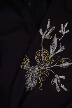 zusss blouse met borduur zwart