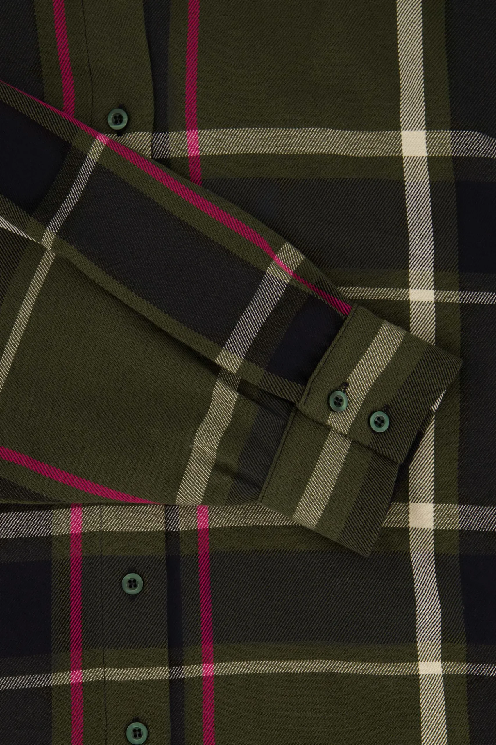 zusss blousejurk met ruit donkergroen