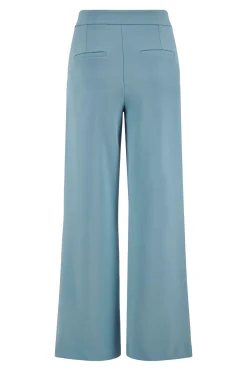 zusss broek met elastaan grijsblauw