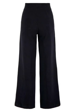 zusss broek met structuur zwart