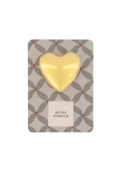 zusss bruisbal hartje op kaart geluksmomentje antracietgrijs/roze