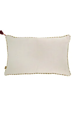 zusss buitenkussen love 60x30cm peper en zout/oker