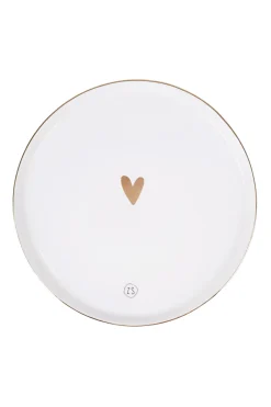 zusss dinerbord goud hartje wit