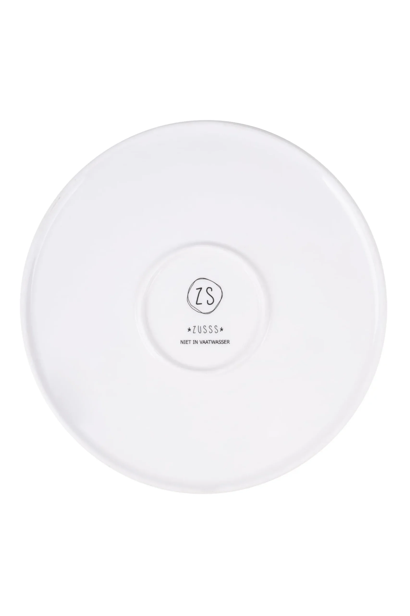 zusss dinerbord goud hartje wit