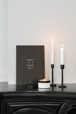 zusss doosje met 10 smalle kaarsjes wit