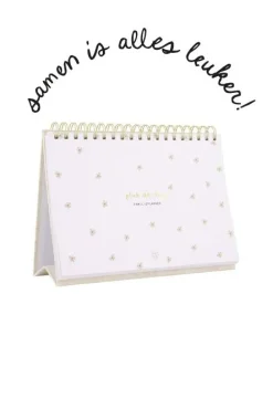 zusss familieplanner pluk de dag wit/goud