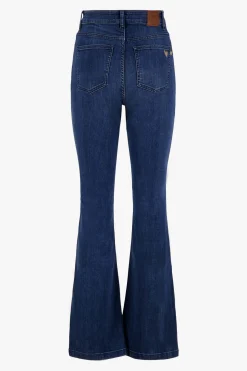 zusss flared jeans donkerblauw