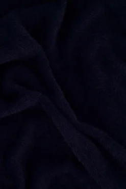 zusss fluffy vest donkerblauw