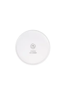 zusss gebaksbordje goud hartje wit