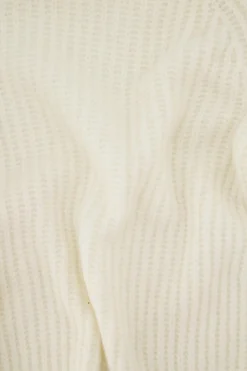 zusss gebreid vest in bomberstyle creme