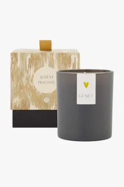 zusss geurkaars in doosje bamboe jij bent prachtig antracietgrijs