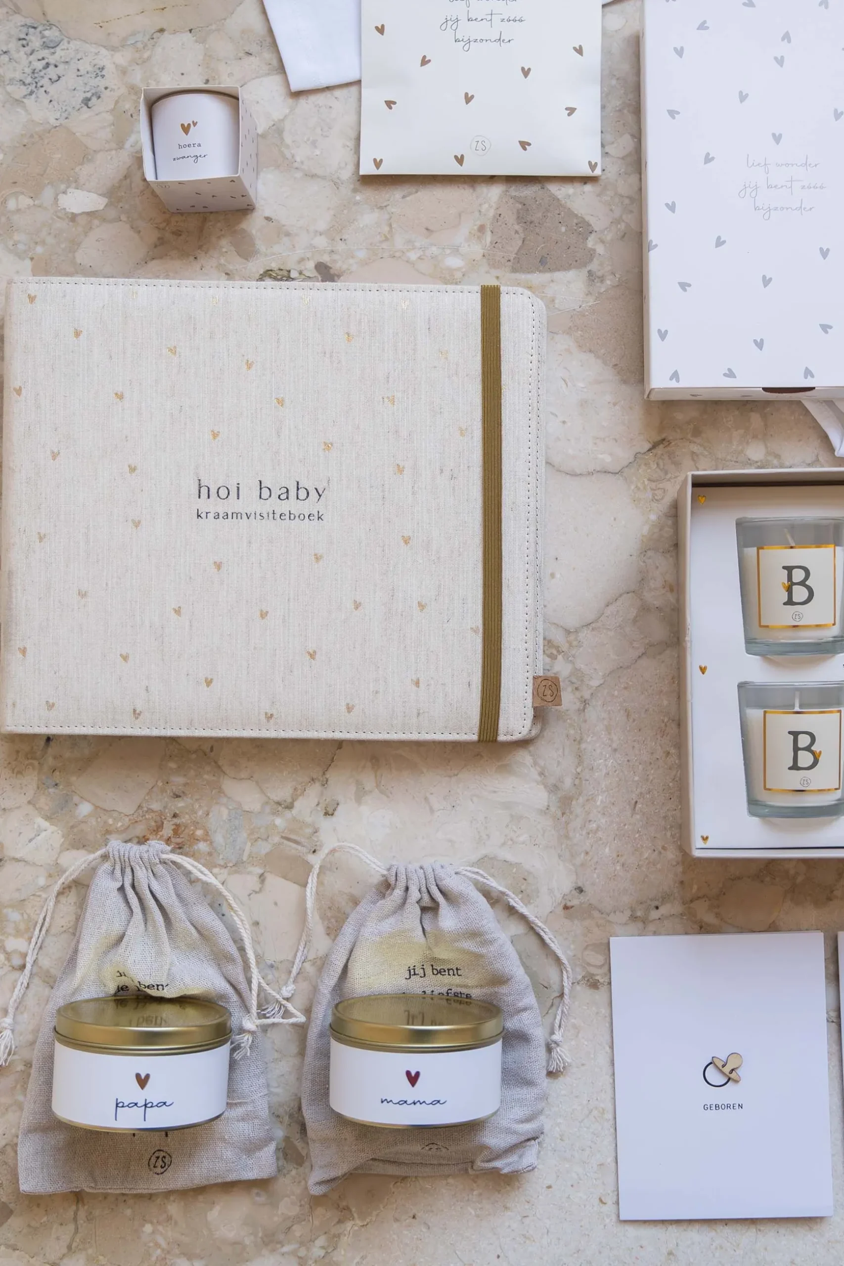 zusss geurkaars in katoenen zakje mama wit