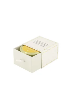 zusss geurkaars in schuifdoosje gedicht linnen/goud