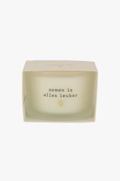 zusss geurkaars in wikkel samen is alles leuker zand