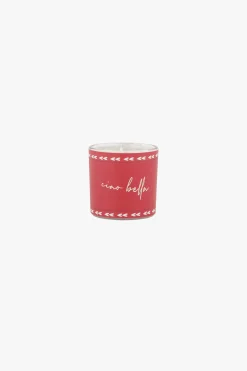 zusss geurkaars in wikkel ciao bella wit/rood