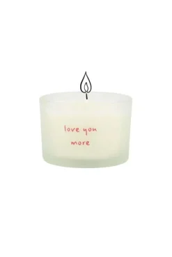 zusss geurkaars in wikkel love you more wit/rood