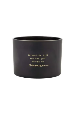 zusss geurkaars mooiste tijd van het jaar winterbloem zwart