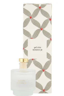 zusss geurstokjes 90ml geluksmomentje antracietgrijs/roze rood