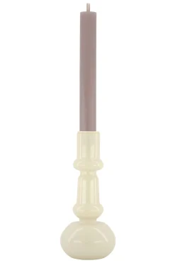 zusss glazen kandelaar 18cm zand