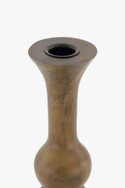 zusss houten kandelaar L donkerbruin