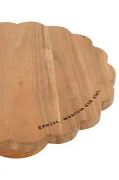 zusss houten taartplateau donkerbruin