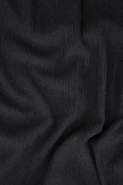 zusss jurk van crinkle stof antracietgrijs