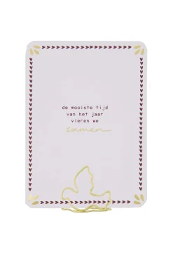 zusss kaartenstandaard duifje goud