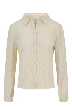 zusss kanten blouse creme