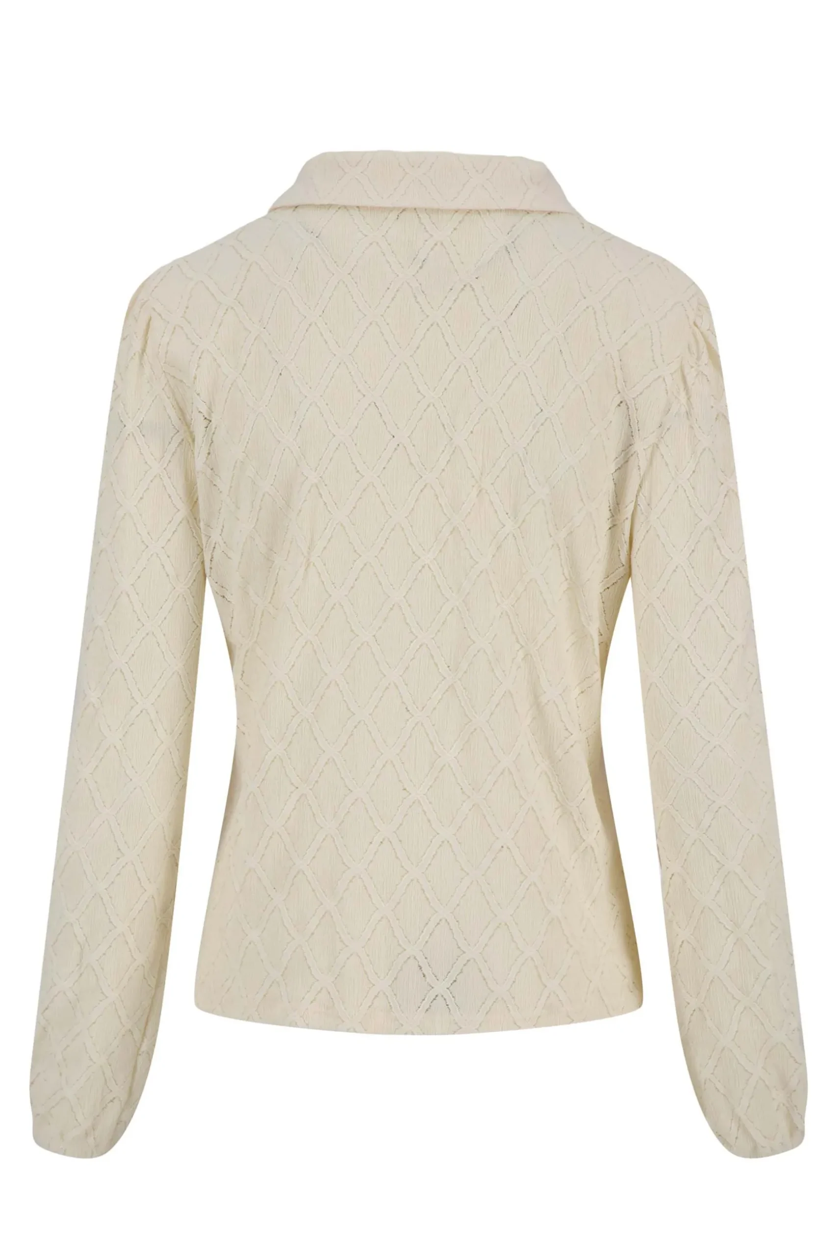 zusss kanten blouse creme