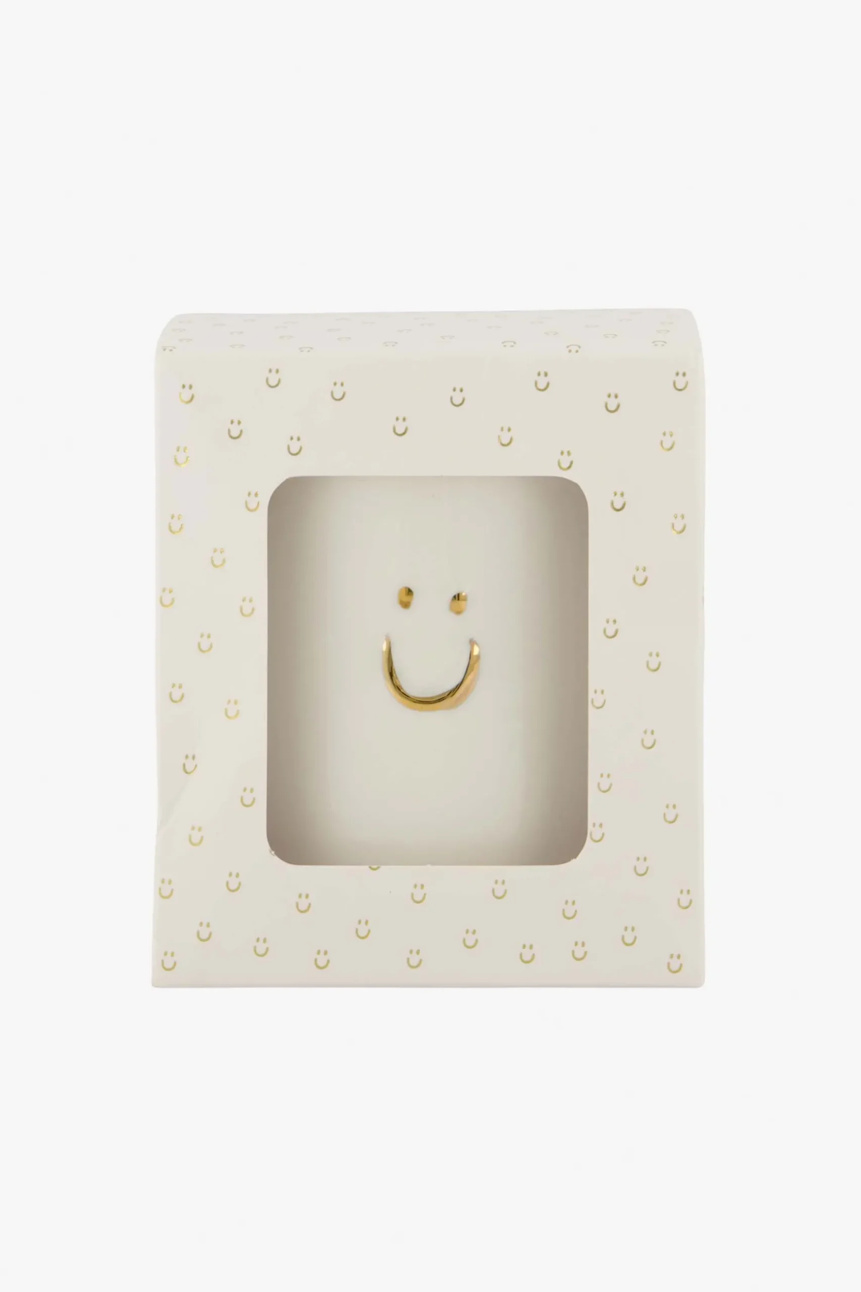 zusss keramieken geurkaars in doosje linnen smile wit