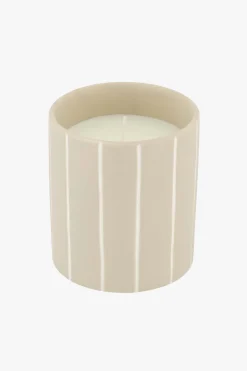 zusss keramieken geurkaars met houten deksel veel liefs zand