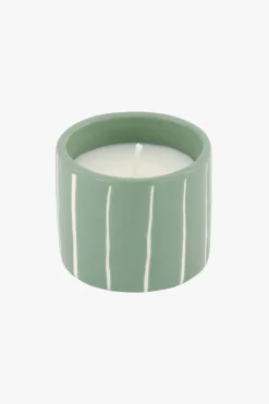 zusss keramieken geurkaarsje met houten deksel klavertje salie