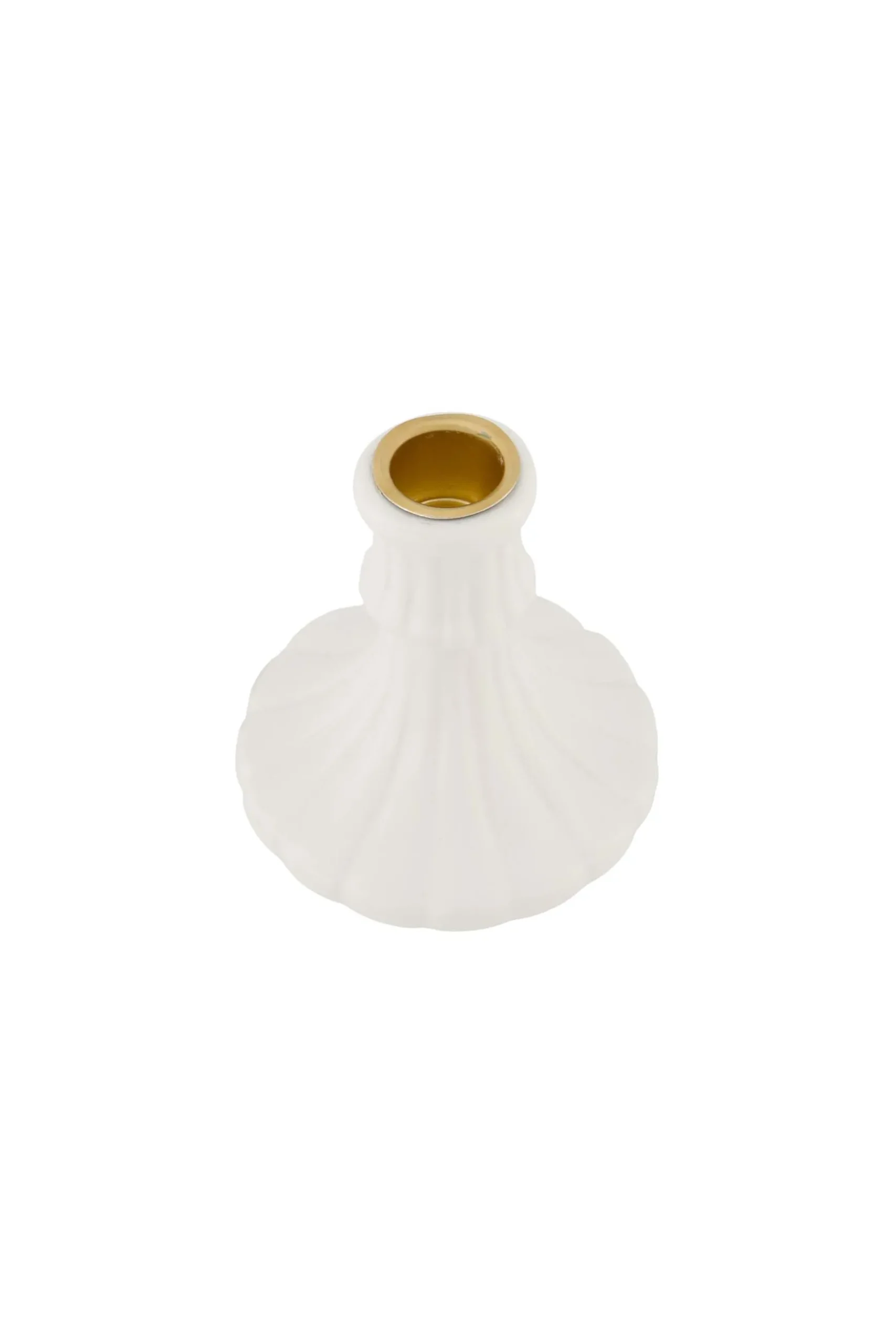 zusss keramieken kandelaar vintage wit S