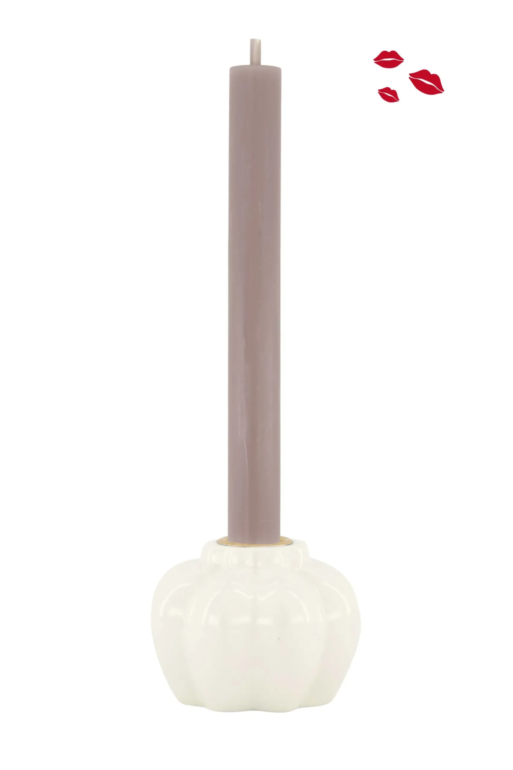 zusss keramieken kandelaar wit