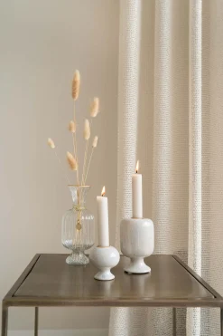 zusss keramieken kandelaar M glazuur zand spikkels