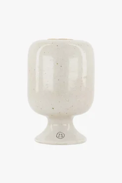 zusss keramieken kandelaar L glazuur zand spikkels