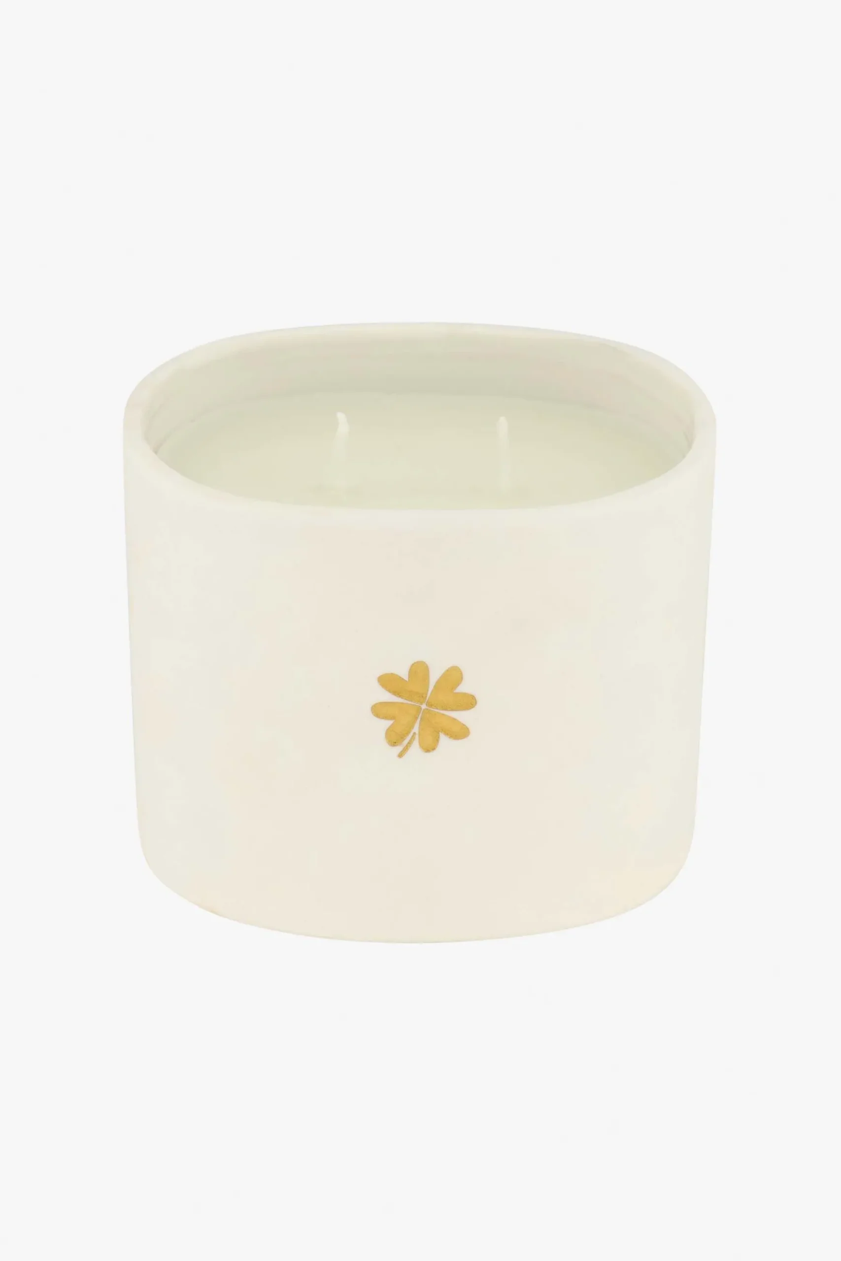 zusss keramieken luxe geurkaars jasmijn klavertje