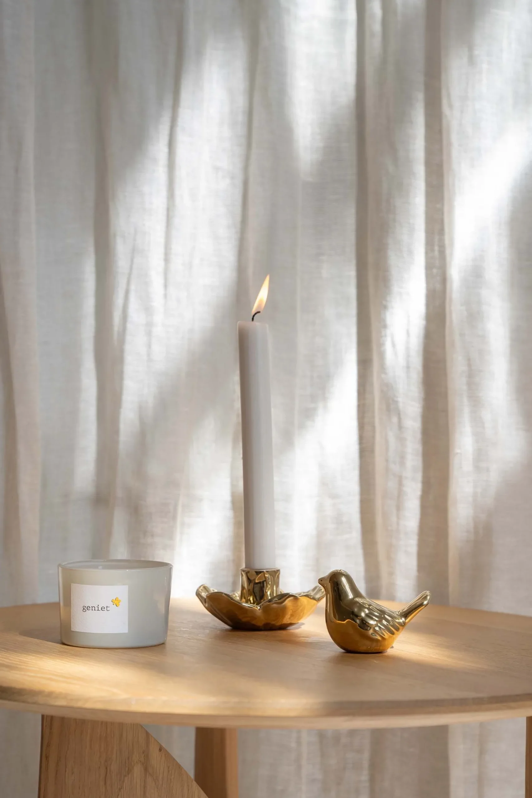 zusss keramieken vogel goud