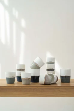 zusss koffiemok geniet brique/wit