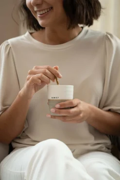 zusss koffiemok geniet wit/zand