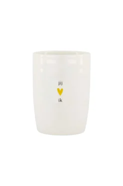 zusss koffiemok goud hartje jij & ik wit