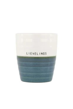 zusss koffiemok lievelings blauw/wit
