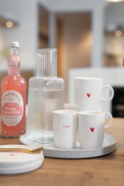 zusss koffiemok love wit/rood
